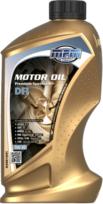 Олива моторна MPM Premium Synthetic DFI 1 л (MPM 05001DFI)